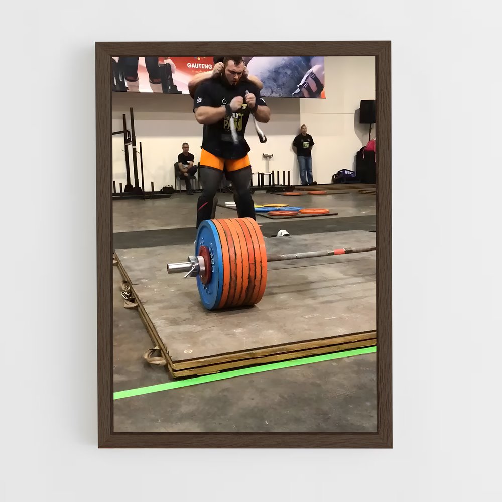 Poster Oleksii novikov – affiche Powerlifting (vue 5)